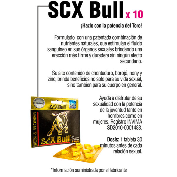 sex bull potenciador en pasta x10